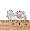 Handmade Foil Lampwork Bumpy Beads Strands FOIL-Z001-05C-4