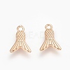 Brass Charms KK-F784-31G-NF-2