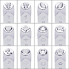 Iron Metal Stamps AJEW-BC0005-77D-4