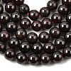 Natural Garnet Gemstone Beads Strands X-G-R263-7mm-3