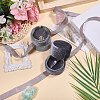 2Pcs Round Velvet Ring Boxes & Pendant Boxes Sets VBOX-CA0001-04A-5