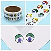 Cute Eyes Self Adhesive Stickers X-DIY-WH0161-11-3