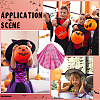 Halloween Theme Polyester Mesh Fabric DIY-WH0589-86A-5