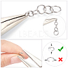 Unicraftale 1230Pcs 6 Style 304 Stainless Steel Open Jump Rings STAS-UN0024-52-4