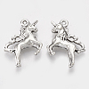 Tibetan Style Alloy Pendants TIBEP-T052-28AS-RS-2