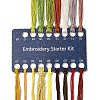 DIY Mushroom Pattern Embroidery Starter Kits LS-DIY-L068-01C-4