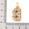 Brass Micro Pave Cubic Zirconia Pendants KK-C076-29B-G01-3