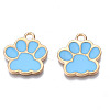 Alloy Enamel Pendants X-ENAM-T016-22LG-E-RS-2