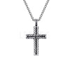 Stainless Steel Cross Pendant Necklaces for Men PW24041074375-1