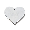 Opaque Acrylic Pendants SACR-P020-A02-2