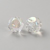 Plating Acrylic Beads OACR-WH20006-01B-2