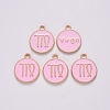 Alloy Enamel Pendants ENAM-S124-01B-09B-2