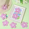 8Pcs Daisy Flower Wool Felt Fabric Costume Accessories AJEW-PH0008-82C-4