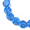 Handmade Millefiori Lampwork Beads Strands LAMP-G166-17B-03-3
