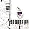 Brass Micro Pave Cubic Zirconia Pendants KK-H204-01S-03-3