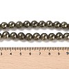 Natural Pyrite Beads Strands G-A250-A01-01-5