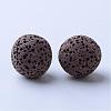 Unwaxed Natural Lava Rock Beads G-F325-8mm-M-3