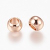 Environment Brass European Beads X-KK-P120-03RG-2