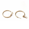PVD Vacuum Plating 304 Stainless Steel Hoop Earrings STAS-S078-08-30mm-4