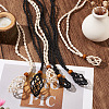 Yilisi 6Pcs Adjustable Braided Waxed Cord Macrame Pouch Necklace Making FIND-YS0001-10-5