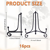 16Pcs Folding Iron Display Easels for Decorative Plates Photo Frames AJEW-GO0004-47A-2