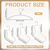 7Pcs 4 Styles Stainless Steel Sock Stretchers AJEW-UN0003-38A-3
