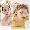 12Pcs 3 Colors Plastic Enamel Pendants KY-DC0001-10-6