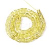 Crackle Transparent Glass Beads Strands GLAA-N062-6mm-05-2