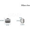 304 Stainless Steel Ribbon Crimp Ends STAS-UN0001-97A-3