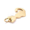 201 Stainless Steel Pet Charms STAS-D176-01G-3