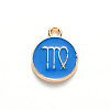 Alloy Enamel Pendants X-ENAM-S124-01B-02B-2