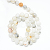 Natural Agate Bead Strands X-G-R346-8mm-26-2