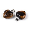 Natural Tiger Eye Pendants G-T143-49D-2