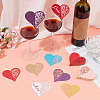 70Pcs 7 Colors Paper Table Place Cards DIY-FG0005-55-5