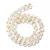 Transparent Glass Beads Strand GLAA-F112-01C-4