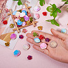 54Pcs 9 Styles Opaque Resin Beads RESI-TA0003-10-6