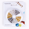 1 Box 3 Color Column Brass Crimp Beads for Jewelry Making Size 1.5~2x1.5~2mm KK-PH0009-02-B-2
