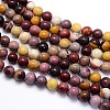 Natural Mookaite Round Beads Strands G-O047-12-10mm-2