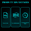 10M Luminous PET Adhesive Tape for Stage AJEW-SP0002-35B-01-6