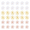 60Pcs 3 Colors 1-Hole Resin Buttons RESI-TA0004-42-2