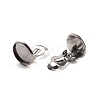 Non-Tarnish 316 Stainless Steel Clip-on Earring Findings STAS-I187-02C-P-3