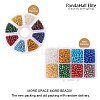 Mixed Style 6/0 Round Glass Seed Beads SEED-PH0006-4mm-13-12