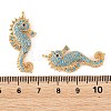 SHEGRACE Brass Synthetic Turquoise Pendants XGRQ5K388-839G-3