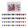 240pcs 24 Styles Glass Rhinestone Cabochons GLAA-TA0001-11-1