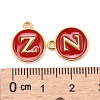 Golden Plated Alloy Enamel Charms ENAM-S118-03Z-3