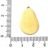 304 Stainless Steel Fruit Enamel Pendants STAS-G362-04G-01-3