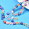 Handmade Polymer Clay Beads Strands CLAY-T020-04-7