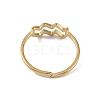 Real 18K Gold Plated 304 Stainless Steel Adjustable Finger Ring RJEW-L115-01G-02-3