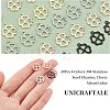 40Pcs 4 Colors 304 Stainless Steel Charms STAS-UN0030-85-3