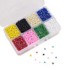   8/0 Round Glass Seed Beads SEED-PH0006-3mm-08-4